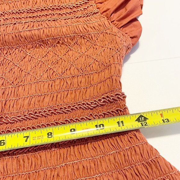 Ulla Johnson Handmade Madeline Clay Orange Dress 6 - Picture 6 of 9